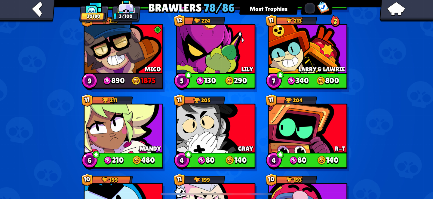 Conta de brawl stars BOA