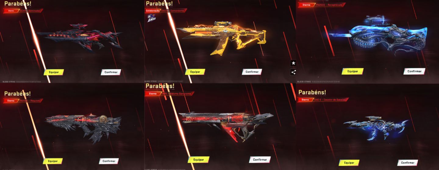 (Melhor Preço)Conta Blood Strike com +8 Itens Permanentes -Skins /Facas/Eternas