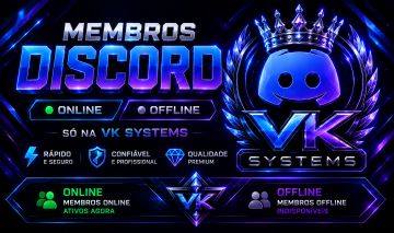 Membros online 24h para Discord - Membros 100% Online 24 horas