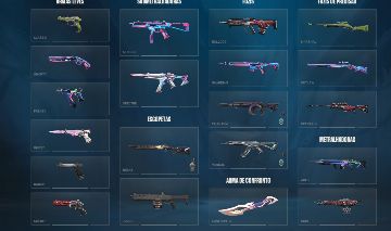 Contas Valorant com muitas skins
