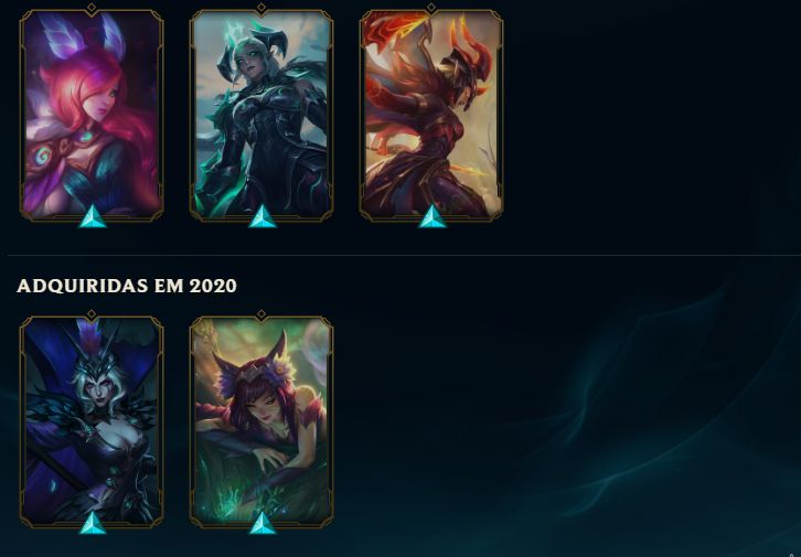 Conta lol unranked 69 campeoes-64 skin +19 mil de essencia azul