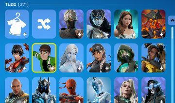 Conta Fortnite +370 SKINS Season 6 todos Passes(Acc Sem vinculos)