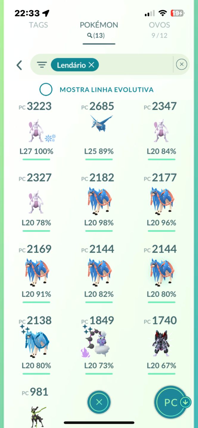 CONTA POKEMON GO, BOA PRA COMEÇAR BEM, POSSIVEL DADOS!