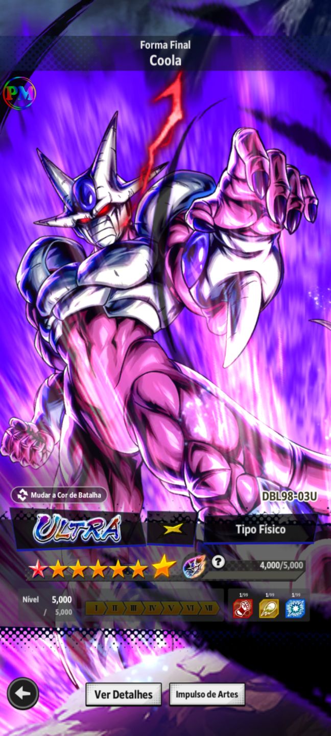 Conta DRAGON BALL LEGENDS top
