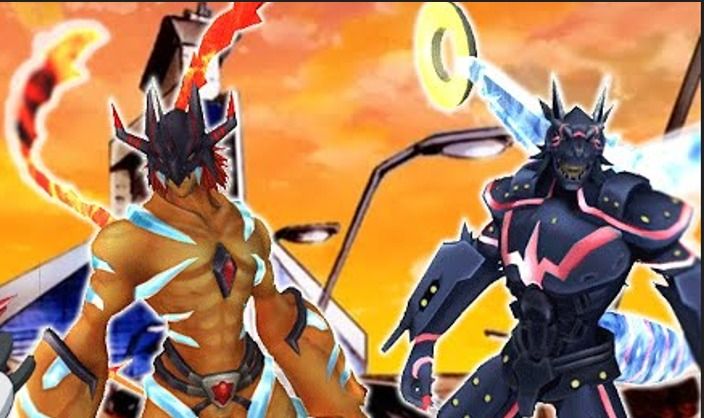 Ladmo Server Omegamon , Agumon e Gabumon Kizuna Sss+