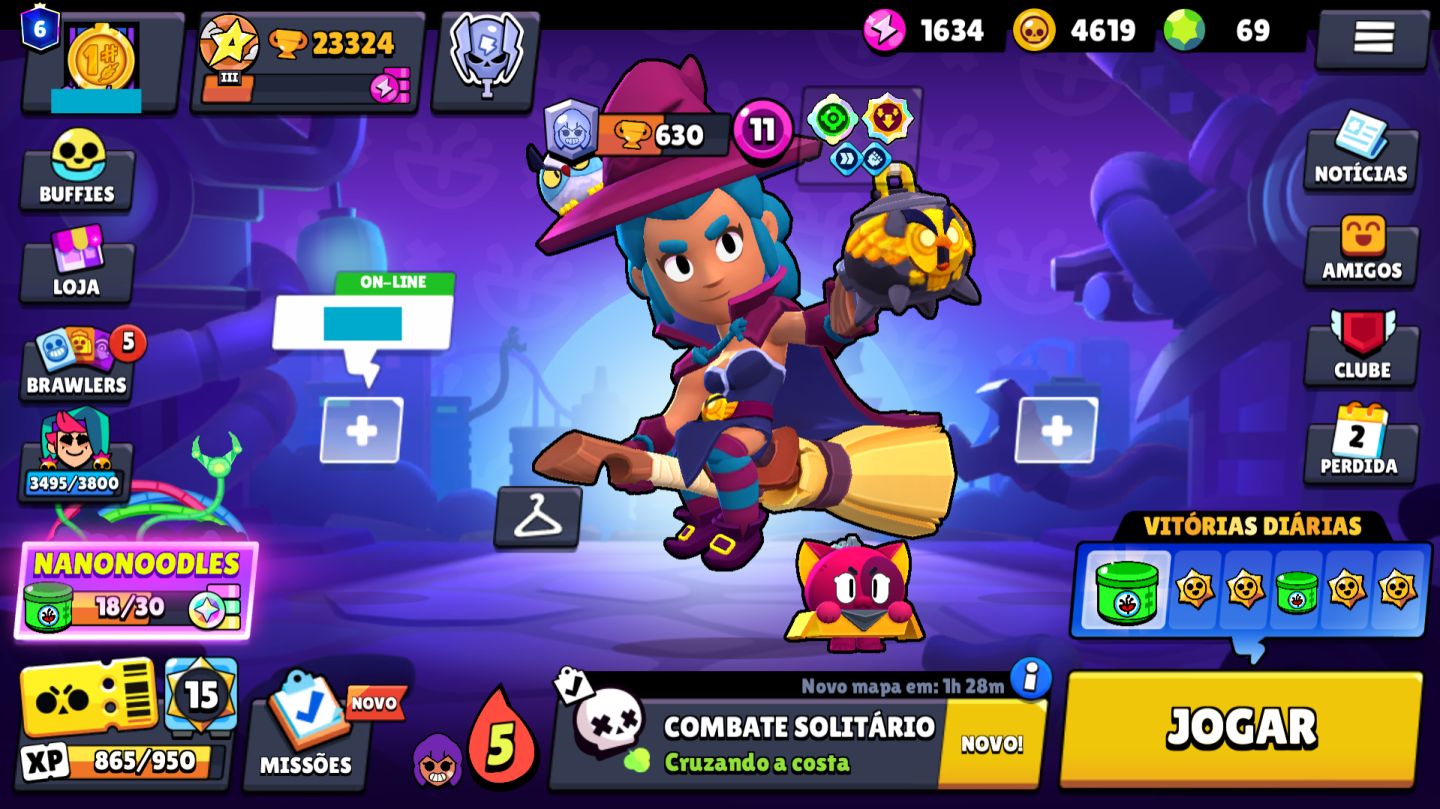 CONTA BRAWL STARS - 23.324 TROFÉUS | 304 SKINS | 83 BRAWLERS | MUITOS LV11