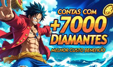 [MAIS BARATO]Contas One Piece Bounty Rush 7K DIAMANTES e PERSONAGENS[AUTOMATICA]