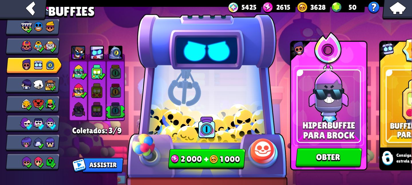 Conta Brawl Stars com 64k de troféus + todos os brawlers e MUITAS skins