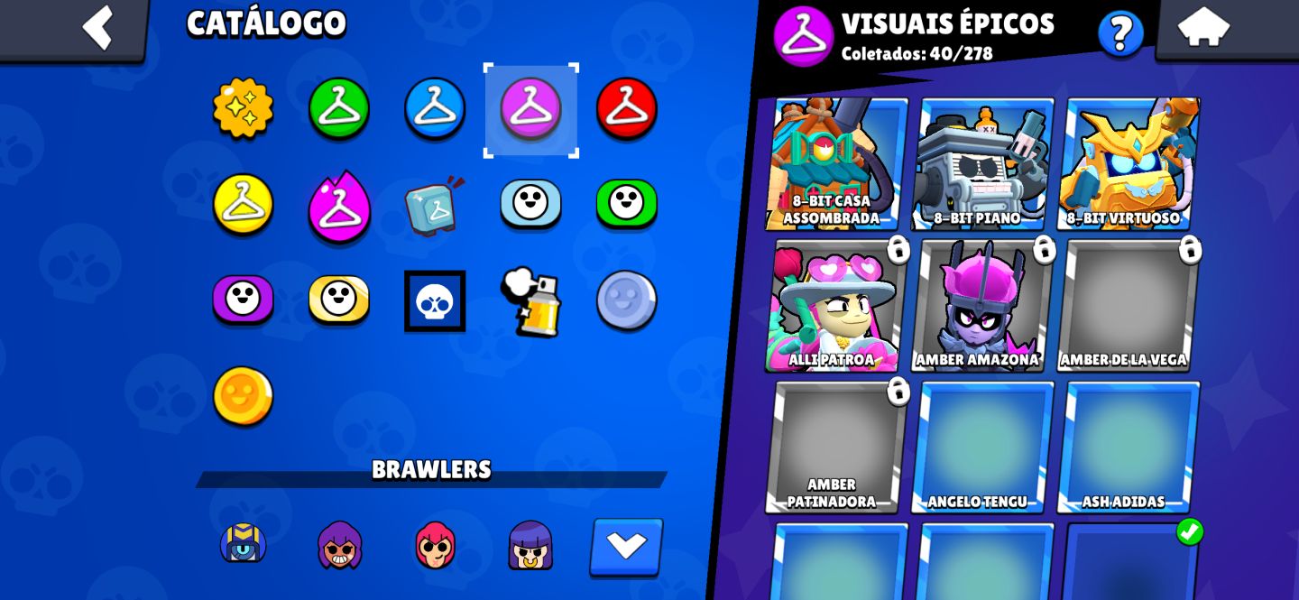 Conta Brawl Stars | 62 Brawlers | 13.000 Troféus | 4 Hipercargas