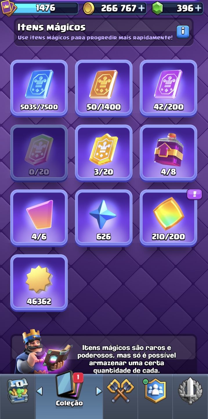 QUEIMA DE ESTOQUE CONTA CLASH ROYALE ULTIMA ARENA
