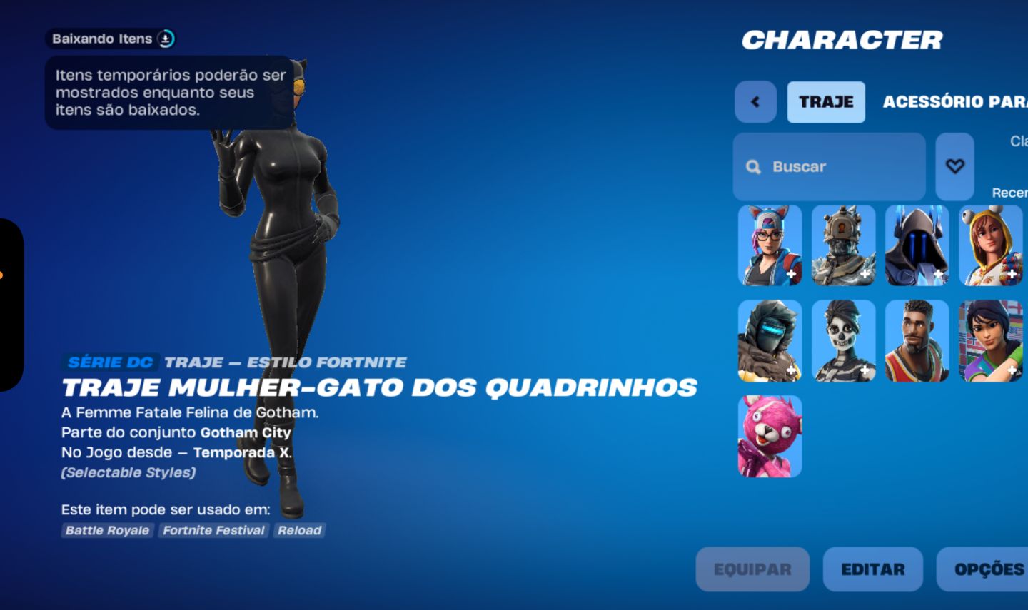Conta de Fortnite