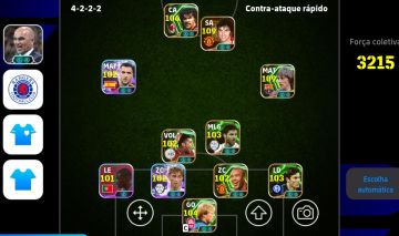 CONTA eFOOTBALL TOP: FORÇA 3215 | CRUYFF 109, BEST 109, GULLIT 106 E KAHN!