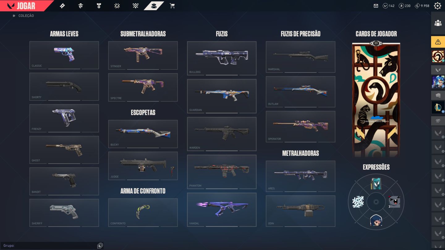 CONTA VALORANT MUITO BOA COM KARAMBIT RGX!!