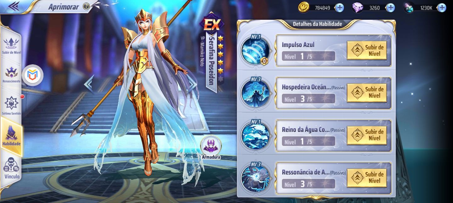 Conta A149 LV43 com Alone PP, Apolo, Seraphina, Thanatos, Hypnos e Oneiros!