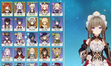 Conta Genshin com mavuika C1 R1 + citlali C0 R1 + SANDRONE c0 r1