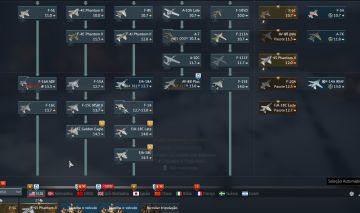 Conta war thunder top tier aviação
