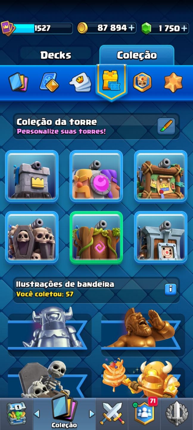 Conta Clash Royale à venda nível avançado! mande sua proposta