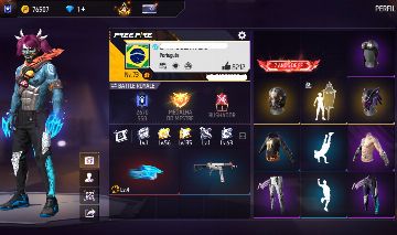 CONTA FREE FIRE RARA ( 7 ANOS ) + ANGELICAL + PASSES ANTIGOS + SKINS RARAS