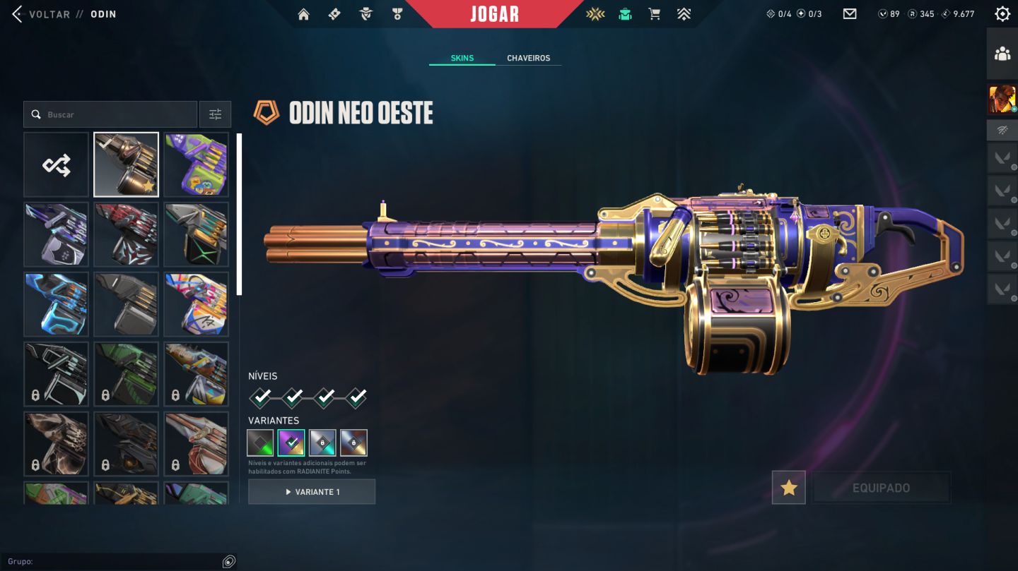 Conta Valorant | 3 Skins do champions +192 SKINS | Dima3 | Lvl338 | 4K investido