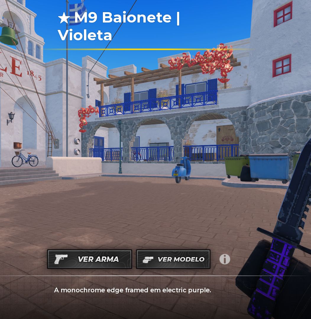 M9 Bayonet Violet - Bloxtstrike