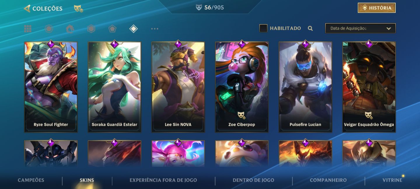 Conta Wild Rift 56 Skins Yone HEARTSTEEL de Prestígio