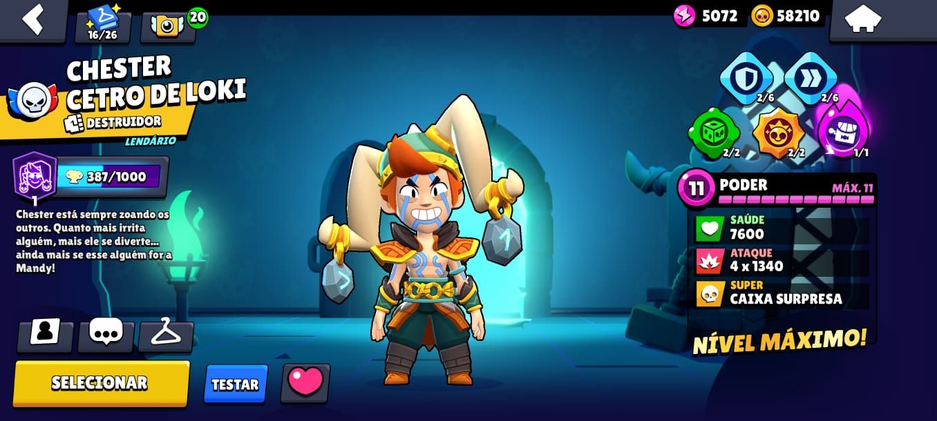 CONTA BRAWL STARS FULL 106K TROFÉUS | 107/107 | 90 PRESTÍGIOS | ALL HIPERCARGAS