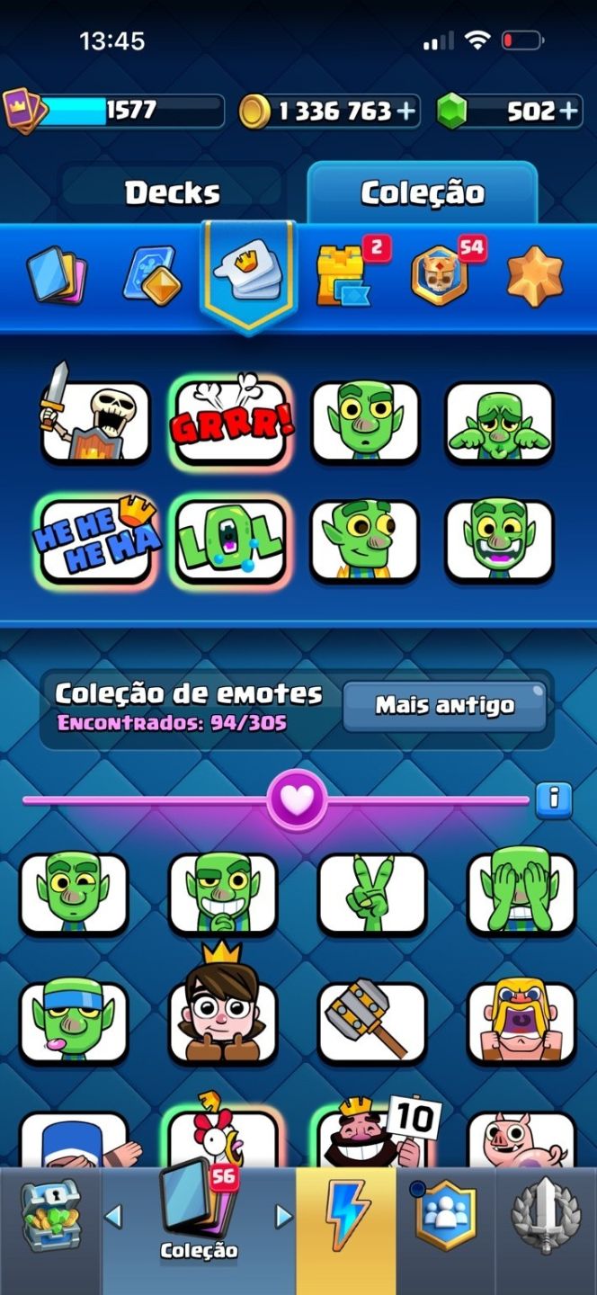 CONTA CLASH ROYALE 12.088 TROFÉUS | ARENA 29 | 17 EVOLUÇÕES + 6 HERÓIS