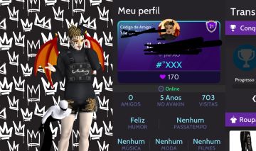 Conta Avakin life 5 anos de jogo com poucas coisas(boa para não iniciar do zero)