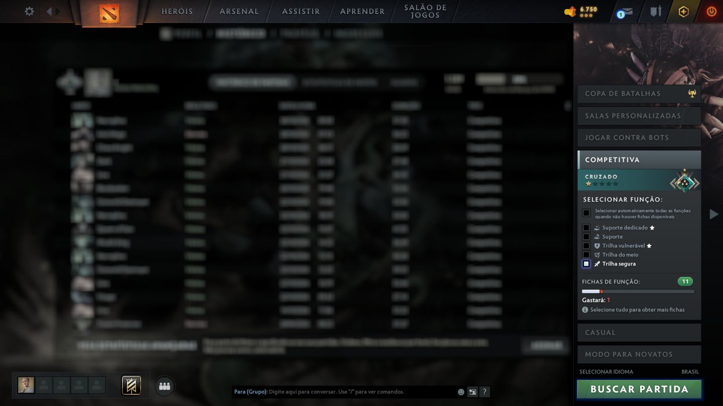 Cruzado 1 - Dota 2 1.589 MMR -9.480/9.480 BEHAVIOR - MAIN POOL