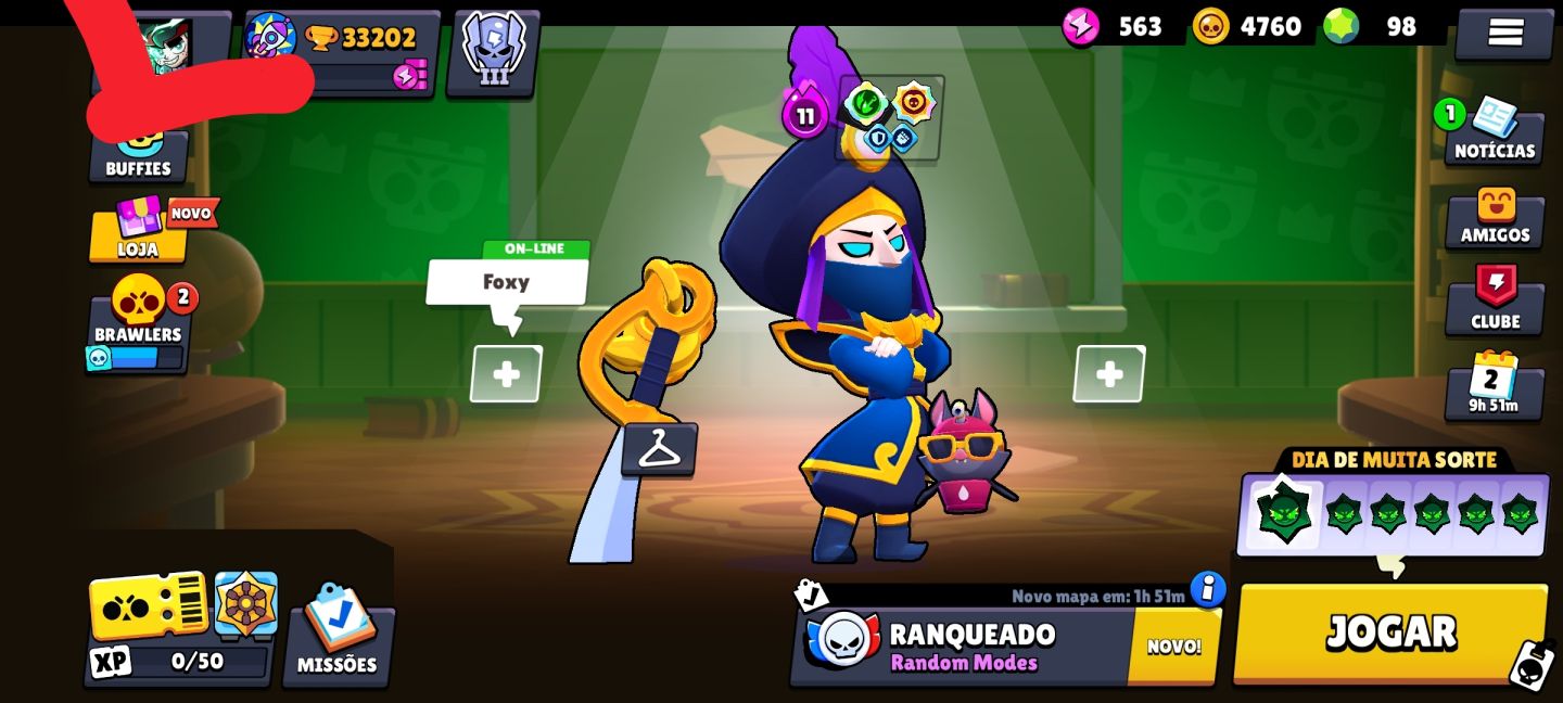Conta de brawl stars com mais de 30k de troféus