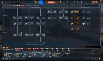 Conta Top Tier USA no War Thunder