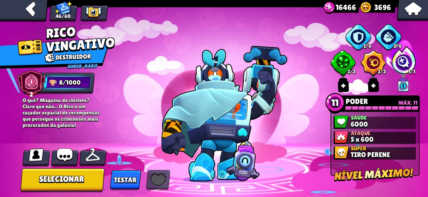 CONTA BRAWL STARS 2019 57.742 TROFÉUS 107 BRAWLERS E 581 SKINS RARAS