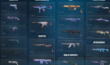 Conta asc3 com 18 skins de vandal e 7 de phantom 1 de operator, faca champ 24