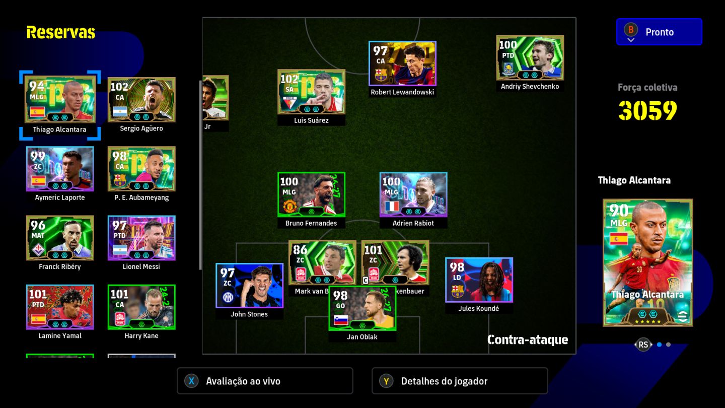 Contas Efootball full acesso com jogadores epicos e mais ( STEAM/PC ).