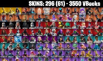 296 skins | Gold Midas FNCS 3:1 Champion 3550 VB OPORTUNIDADE