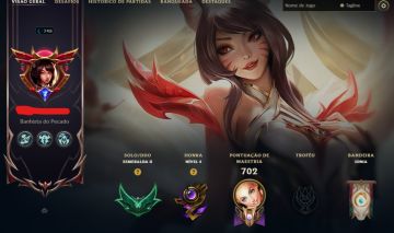 Conta Main Fadinha / 441 Skins / Level 748 / Aceito Proposta