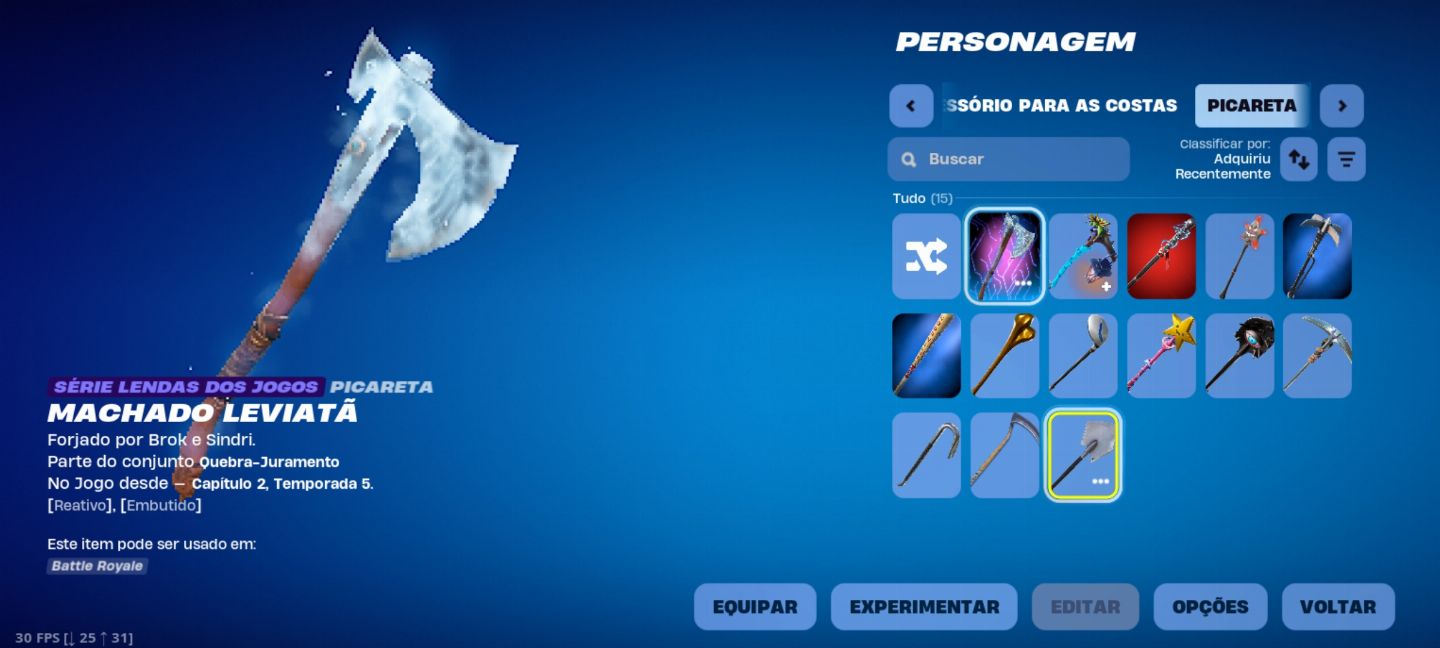CONTA FORTNITE COM 162 SKINS,SALVE O MUNDO DE VBUCKS INFINITOS E MACHADO LEVIATÃ