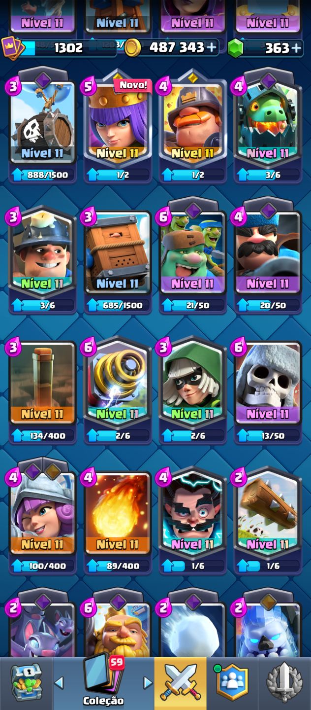 CONTA CLASH ROYALE EXCELENTE PARA VETERANOS E INICIANTES
