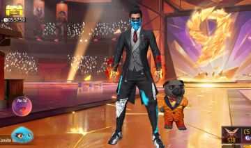 Conta braba de free fire com diversos items raros