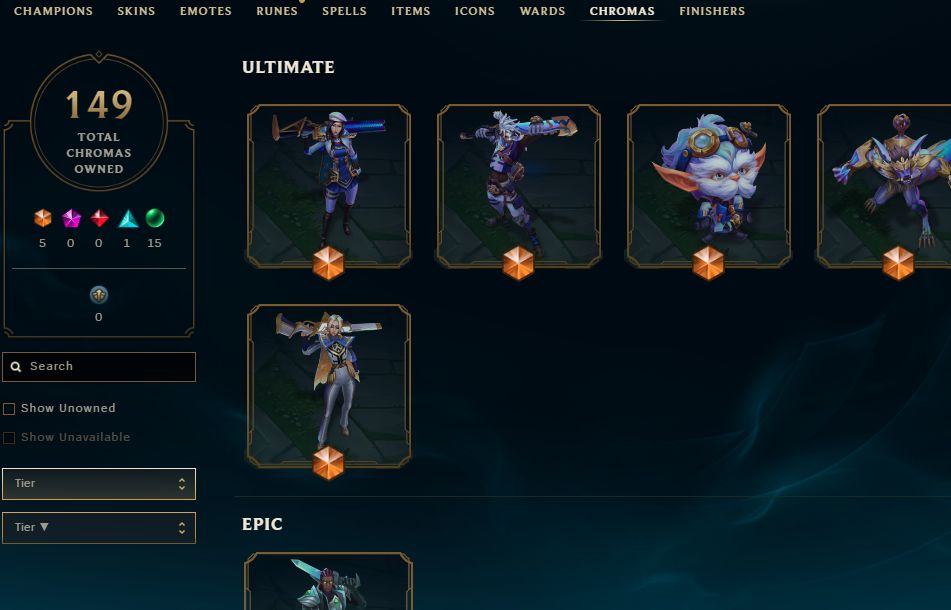 ARCANE FRACTURED JINX, 1110 SKINS, 149 CHROMAS - CONTA DE LEAGUE OF LEGENDS