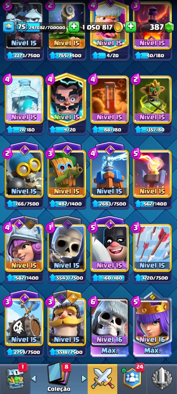 CONTA SUPER RARA DE CLASH ROYALE!