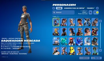 CONTA COM SKINS ANTIGAS FORTNITE