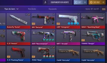 Conta de standoff com faca kumo