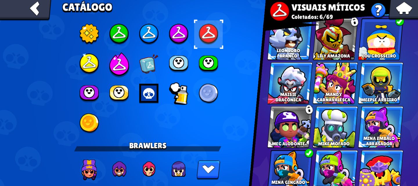 CONTA BRAWL STARS 25K+197 GEMS