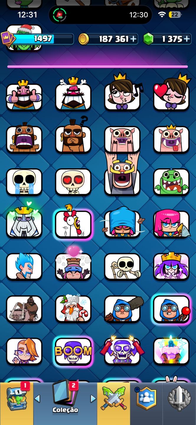 CONTA CLASH ROYALE MUITO BOA