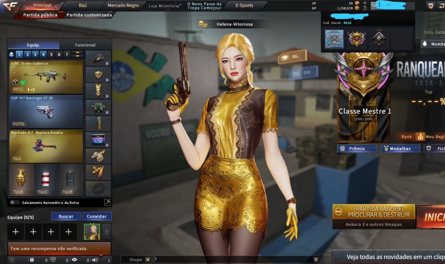 Conta de Crossfire com varias vips