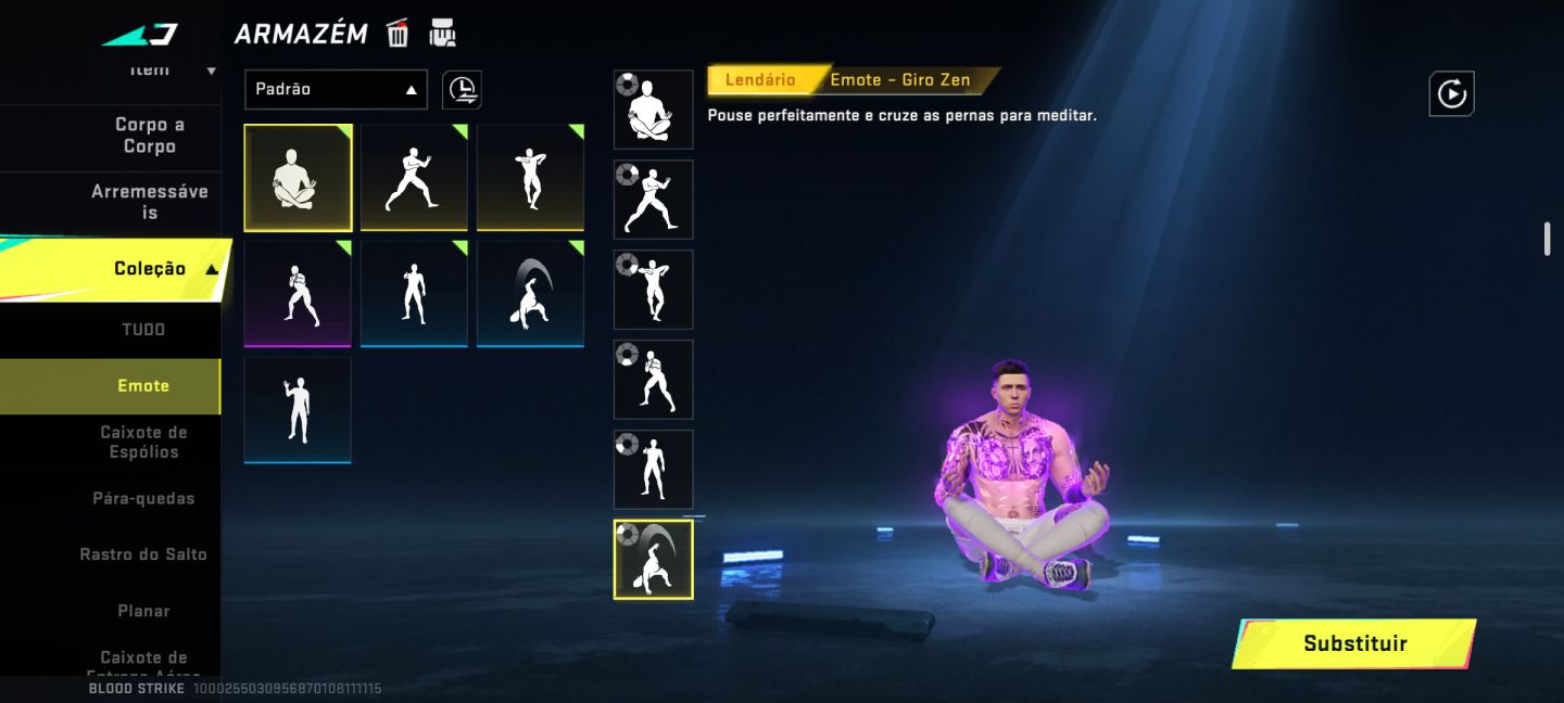 CONTA BLOOD STRIKE COM ENZO ETERNO