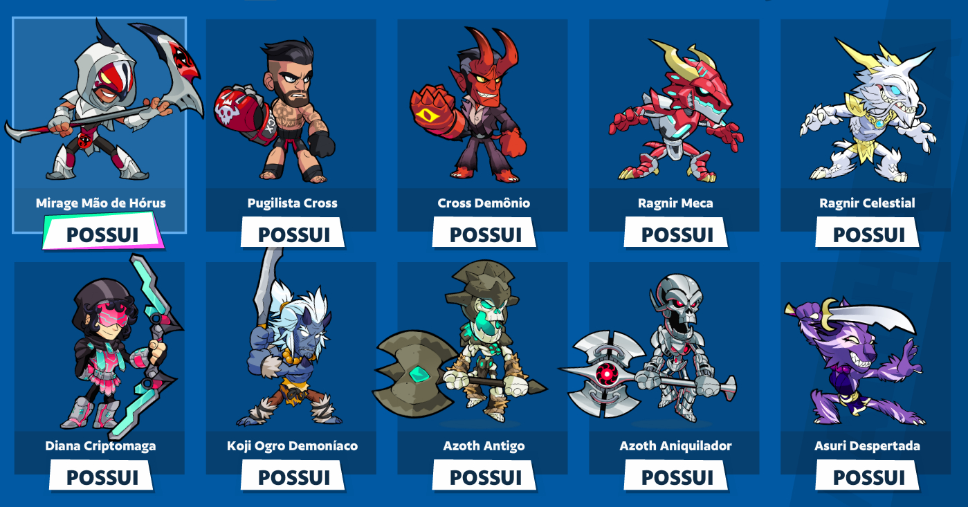 Conta de brawlhalla rara! Foice de outono + lv 100 artemis (muitas skins)