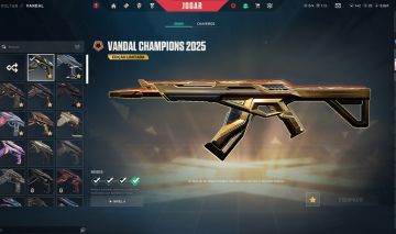 CONTA VALORANT COM PACOTE CHAMPIONS 2025 (+SKINS)