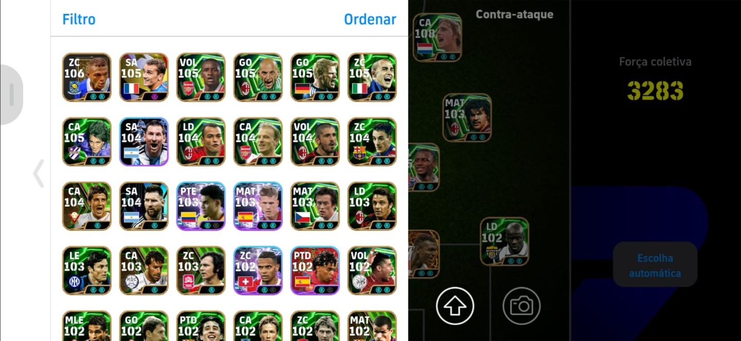 CONTA EFOOTBALL MOBILE 2026 | 3283 FORÇA | IBRAHIMOVI 109 | CRUYFF 108 | VÁRIOS